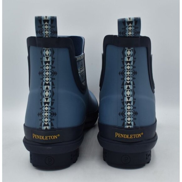 Pendleton Womens Size 11 Desert Dawn Blue Chelsea Rain Boots Shoes - Picture 5 of 14